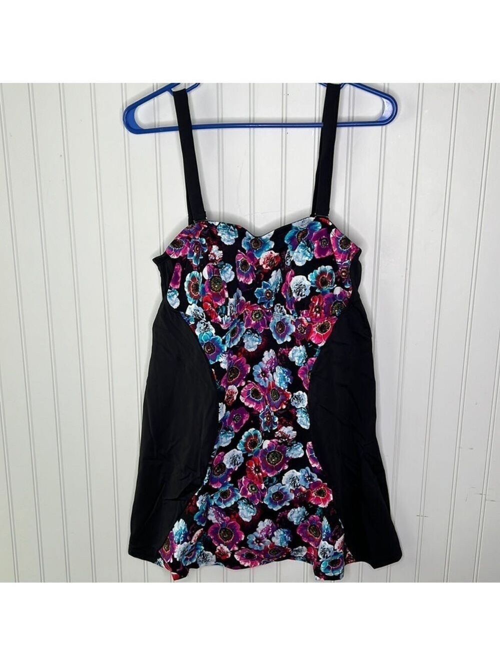 New Romans One Piece Swim Dress Size 14W